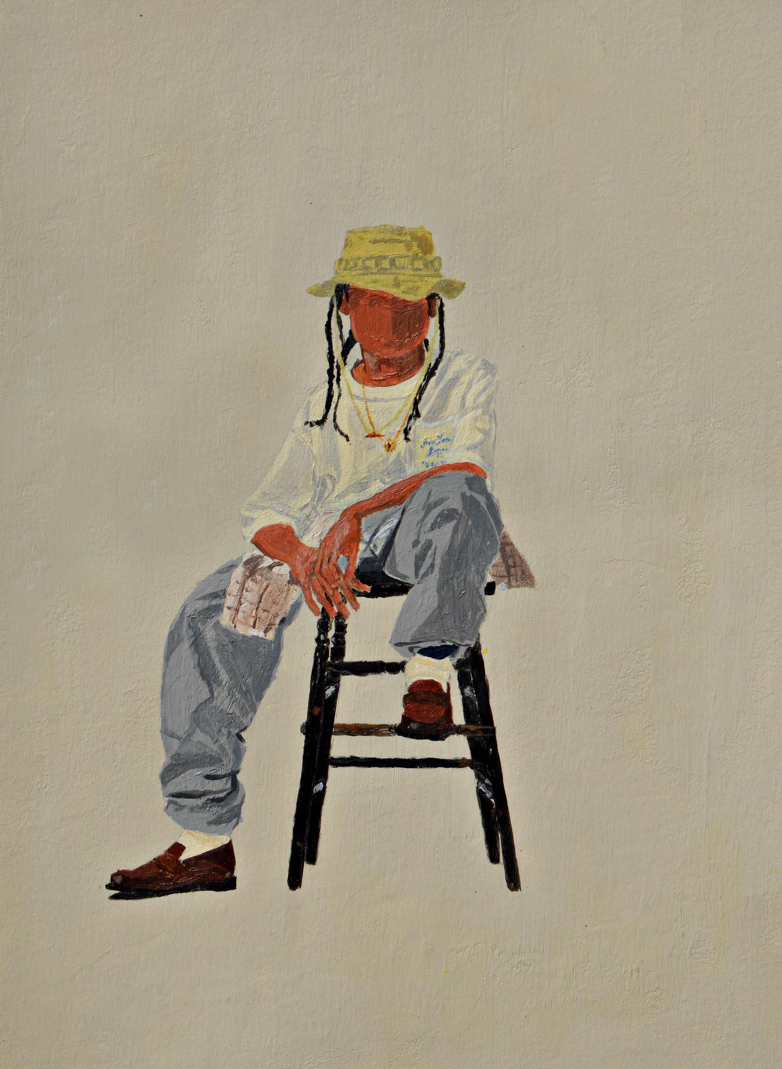 Ellington Curtis for ALD - Acrylic on paper