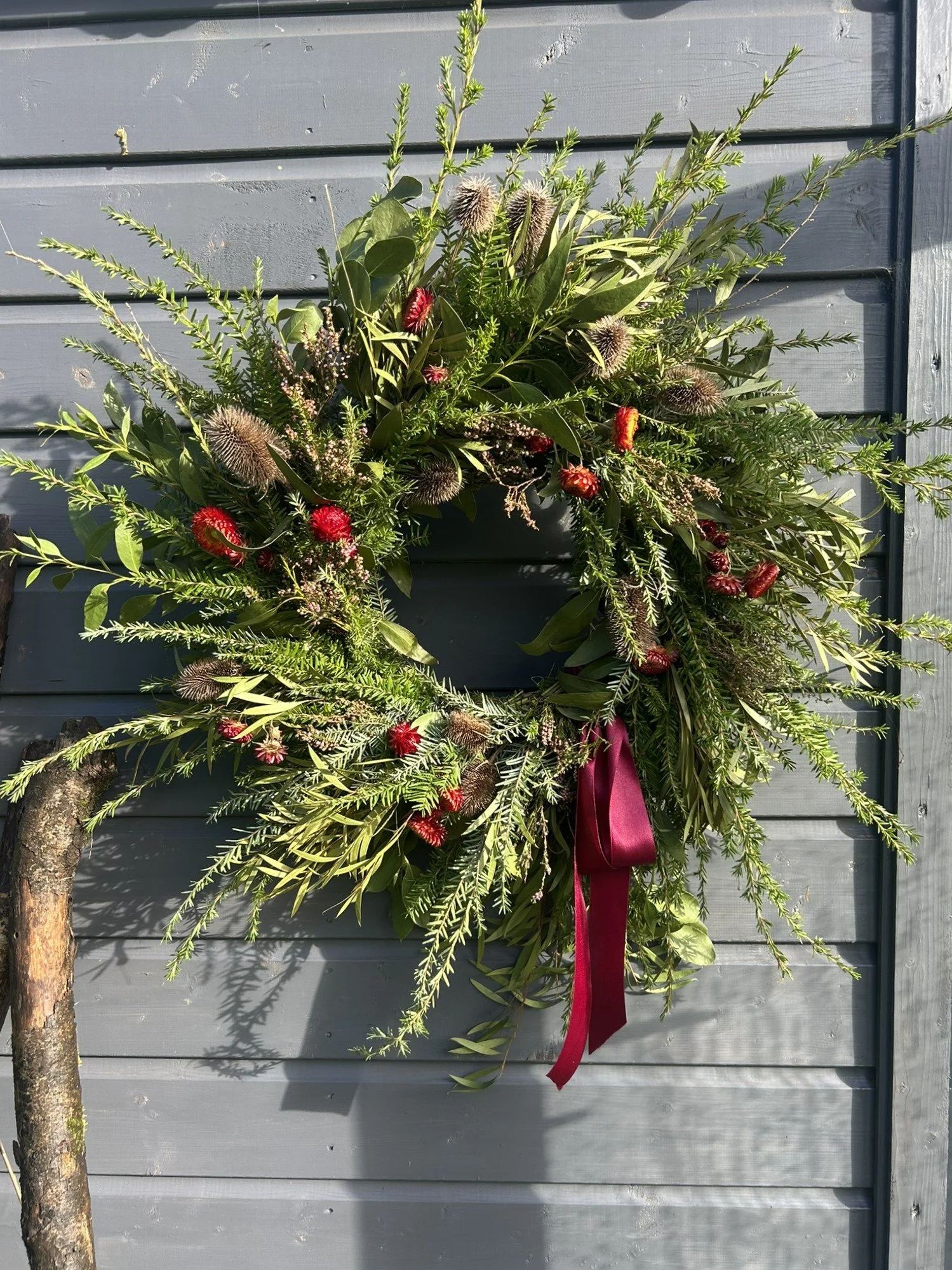 Handmade Irish-Grown Christmas Wreath
