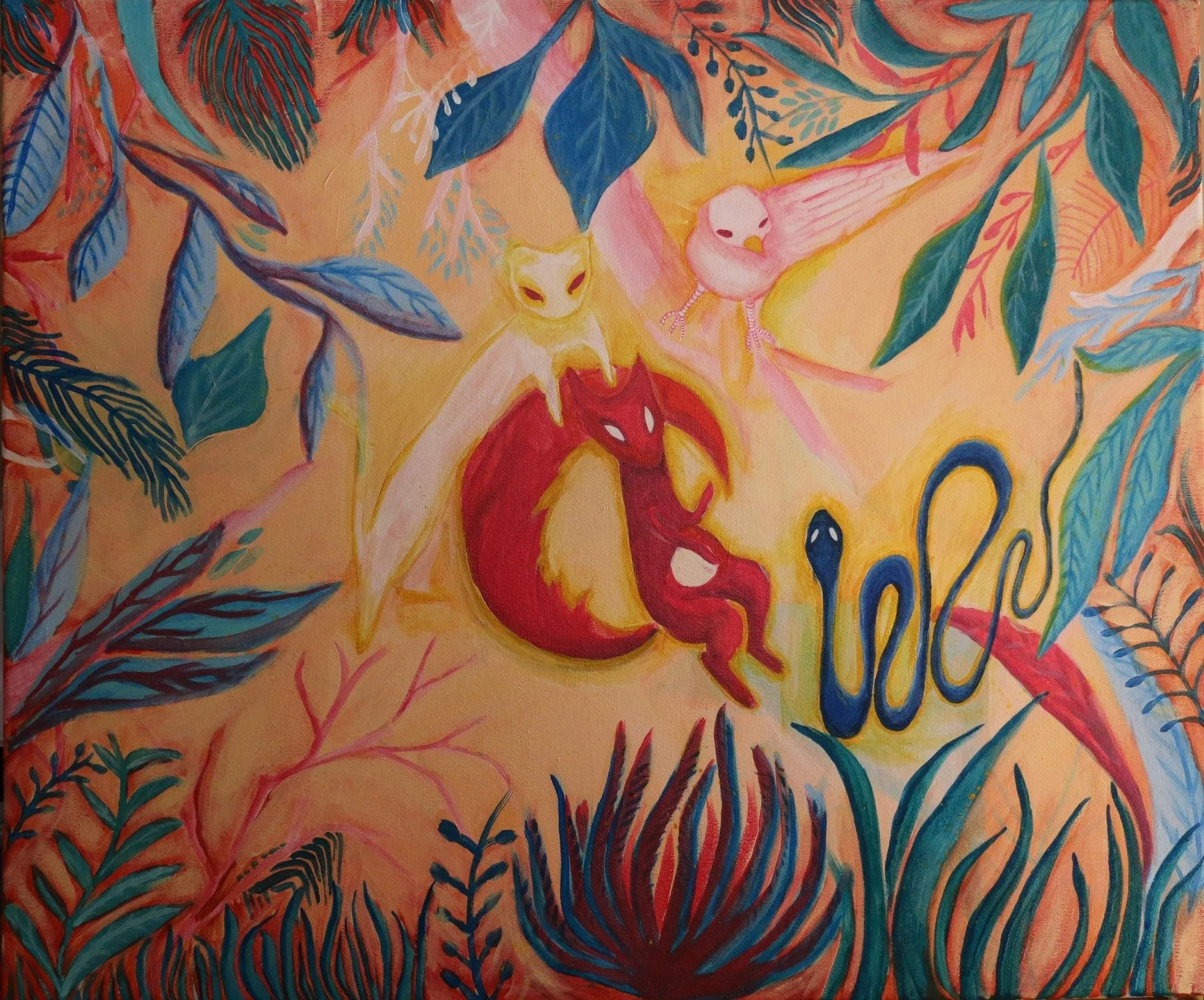 &quot;les petits ma&icirc;tres&quot;, acrylique sur toile, 65x53

#acrylic #acrylicpaintings