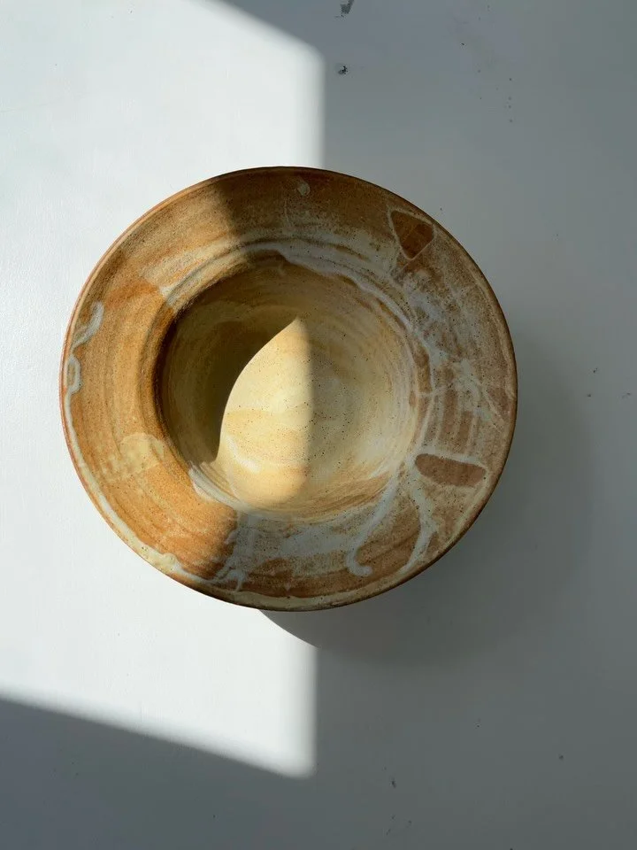 Pastatallerken med ny glasur 💛

#drejetkeramik #ceramics #stent&oslash;j #pottery #interiordesign