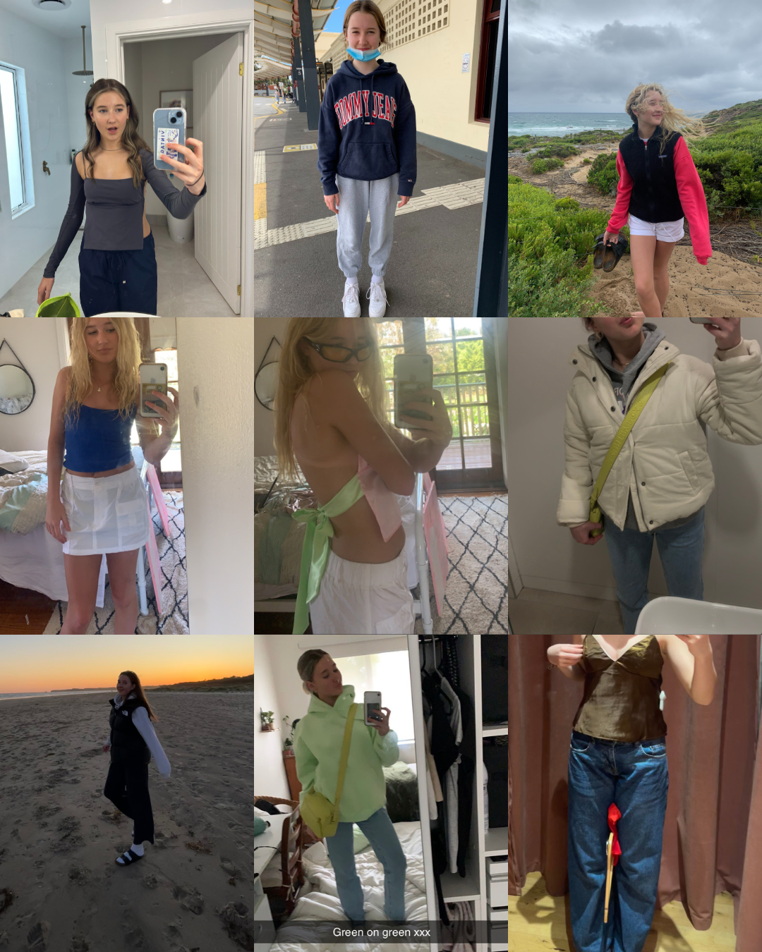 Variety of outfits: From when followed trends.png