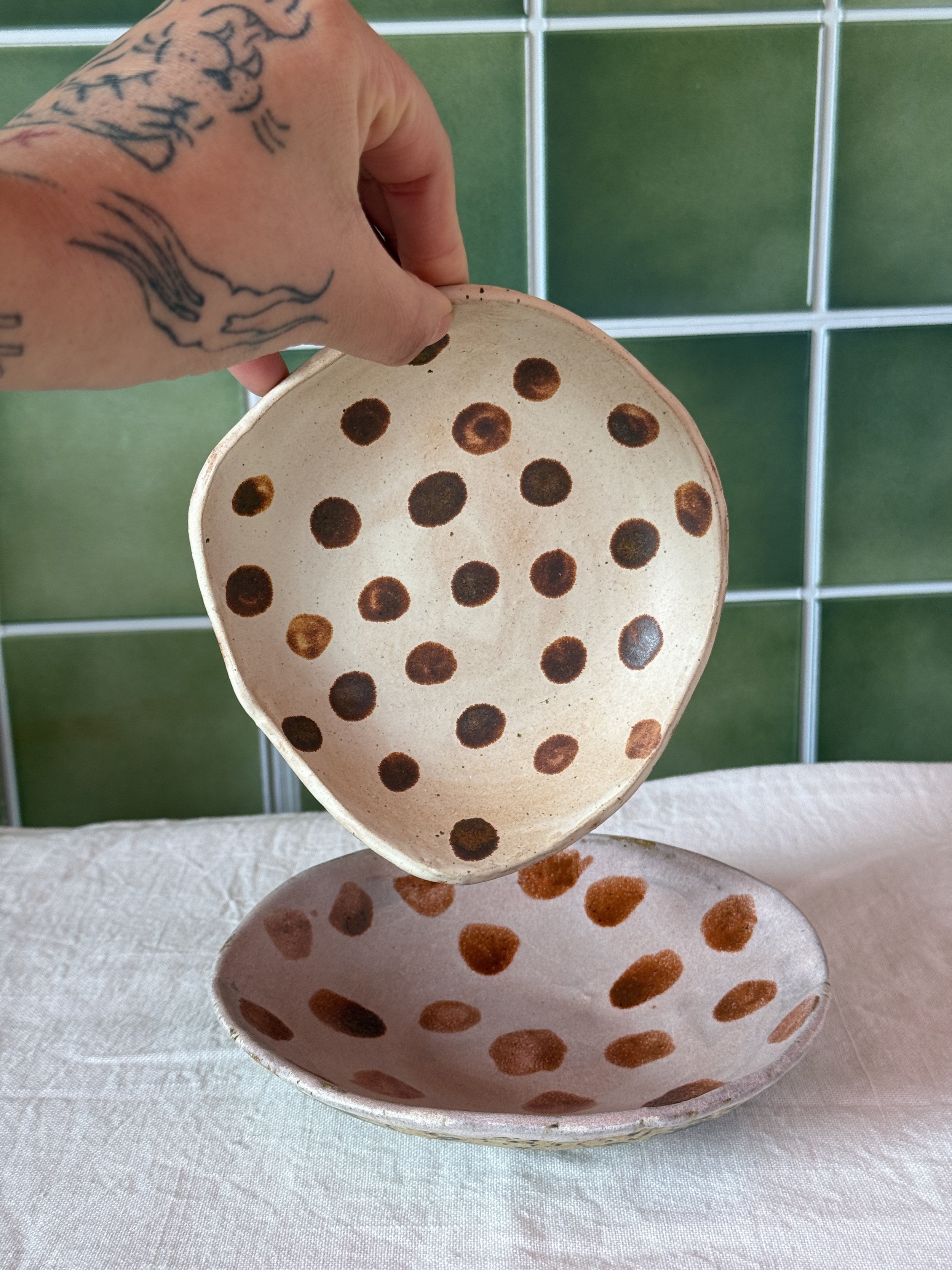 Polka Ceramic Plate