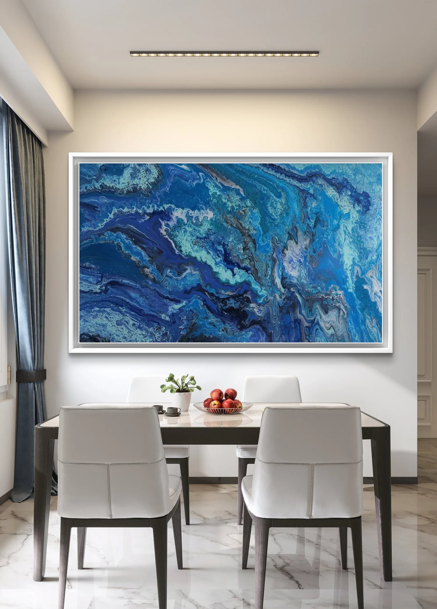 Aqua Blue — Opera D'Arte by Nurina Norman