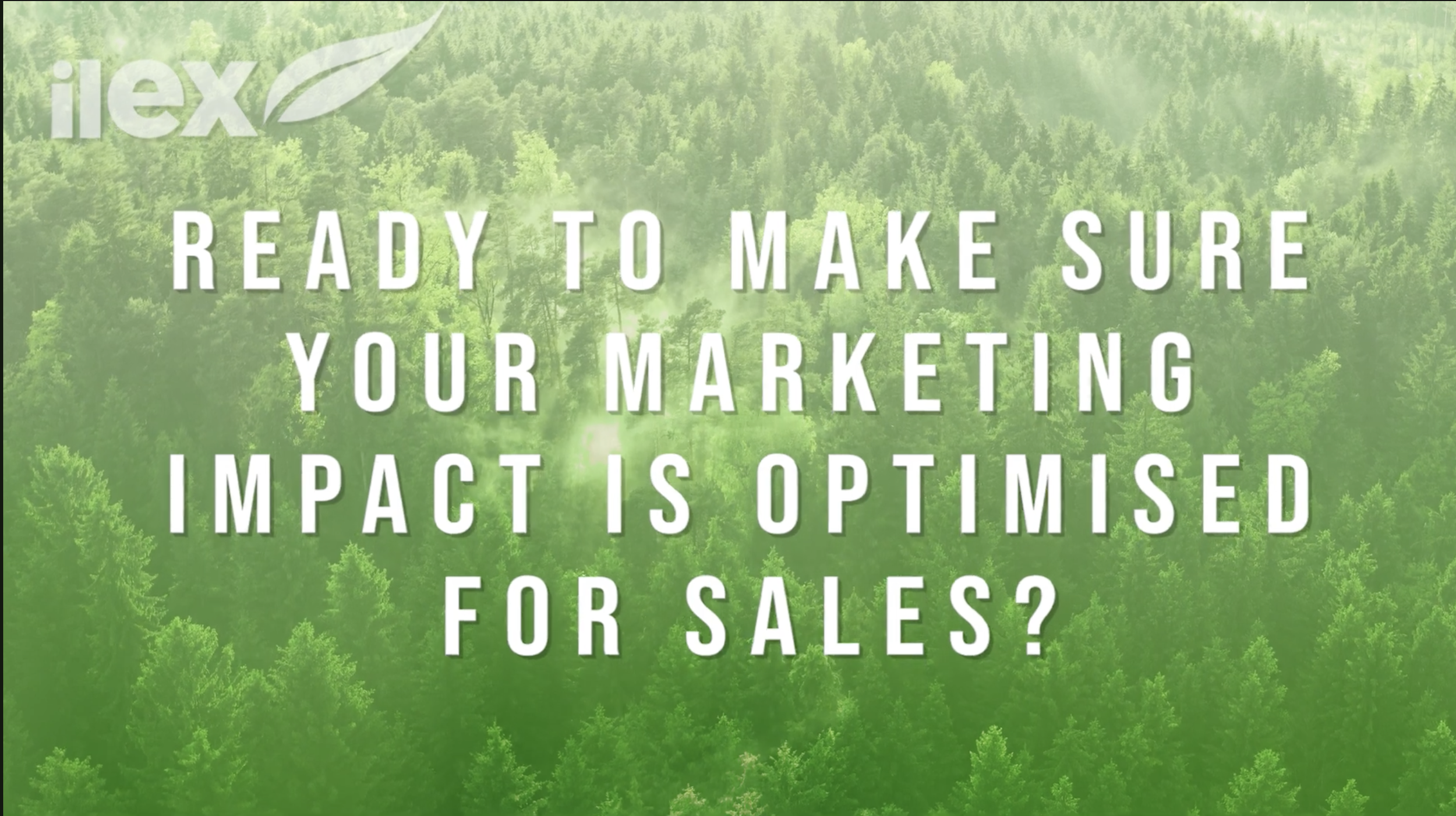 Optimising Your Marketing for Sales