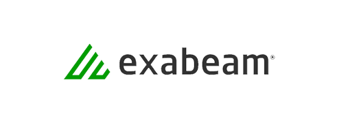 ExaBeam logo with green stylized arrow and black text