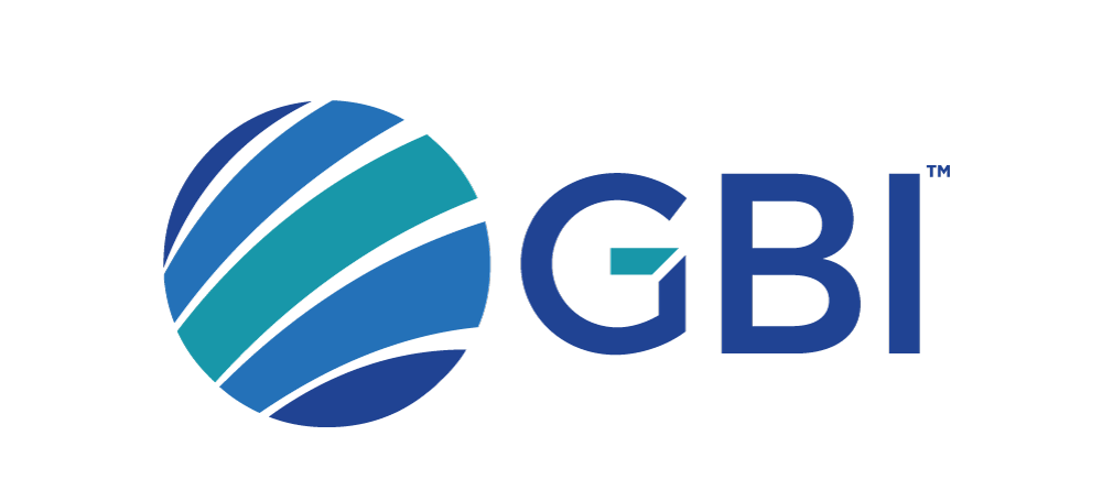 Logo of GBI with a globe icon and the text 'GBI' in blue.
