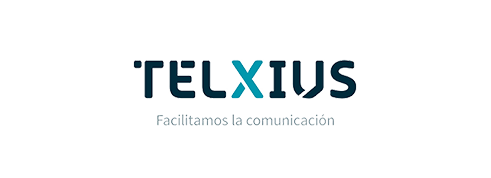 Telxius logo with tagline in Spanish