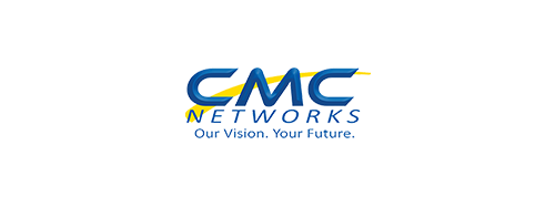 Logo for CMC Networks with the tagline "Our Vision. Your Future."