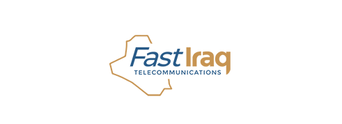 Fast Telcommunications IQ logo with an outline of the state of Virginia