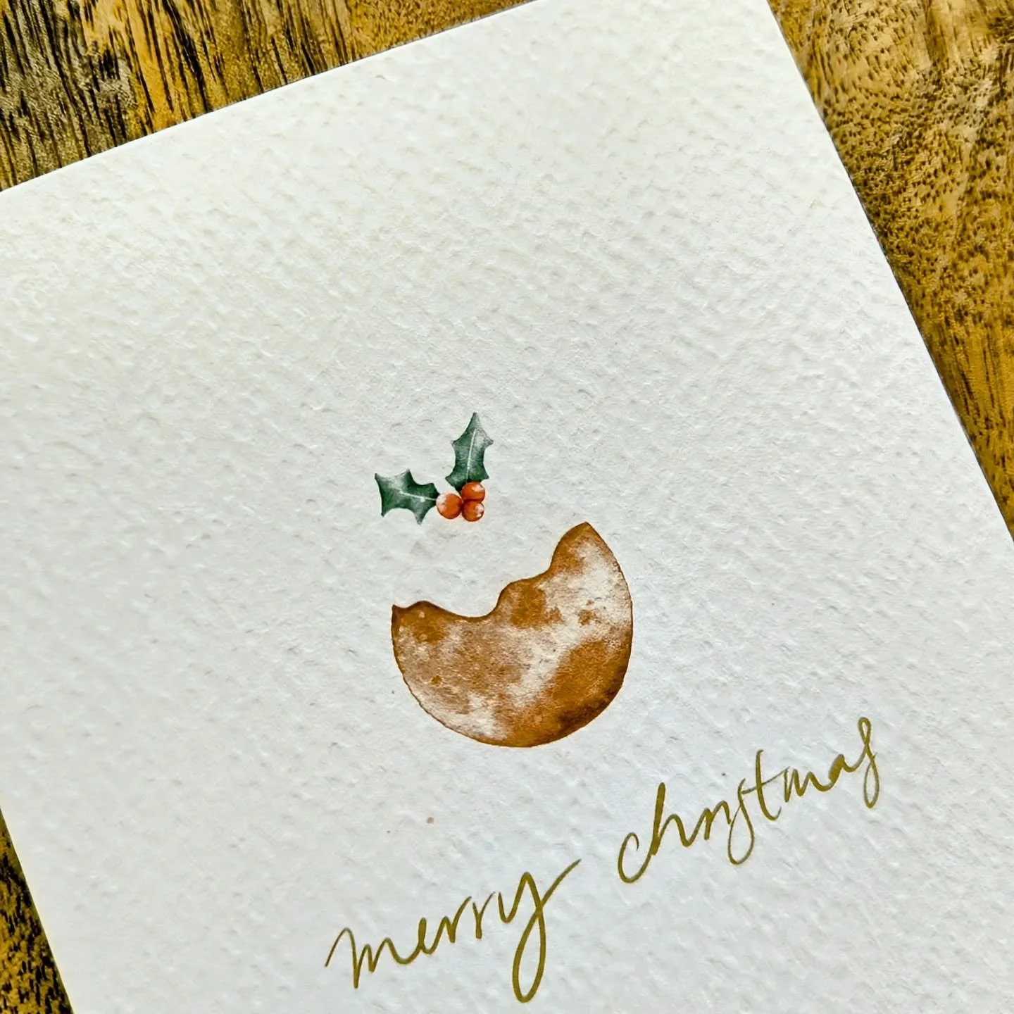 A hand-painted touch of Christmas elegance 🎄
Our watercolor Christmas pudding card is printed on softly textured stock &mdash; a perfect blend of artistry and sophistication.
Available individually or in sets of six at notastationery.com

#LuxurySta