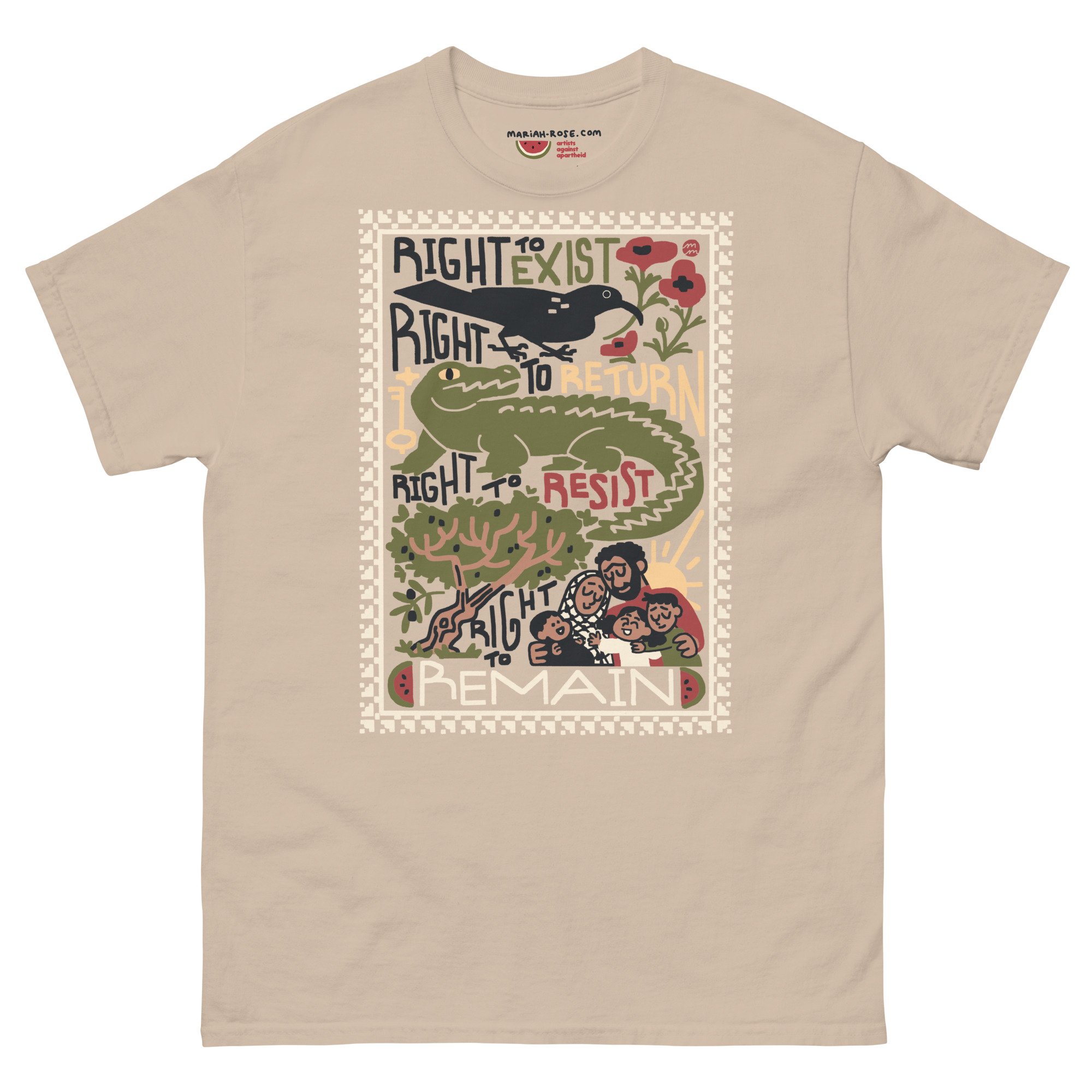 RIGHT TO REMAIN - boxy tee