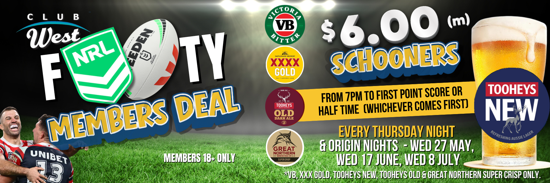 Members NRL Footy DEAL