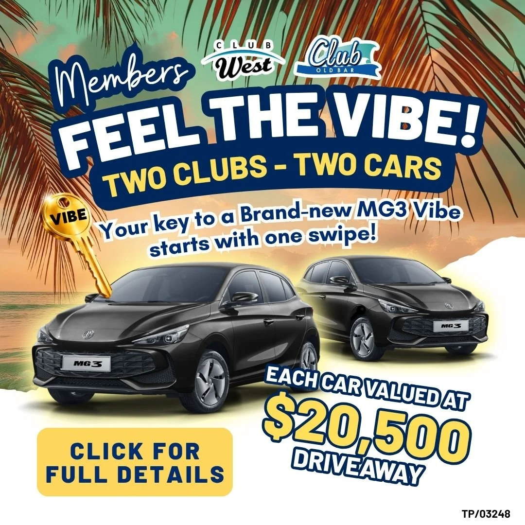 FEEL THE VIBE! TWO CARS. TWO CLUBS. YOUR CHANCE TO WIN A CAR! MEMBERS PROMOTION
