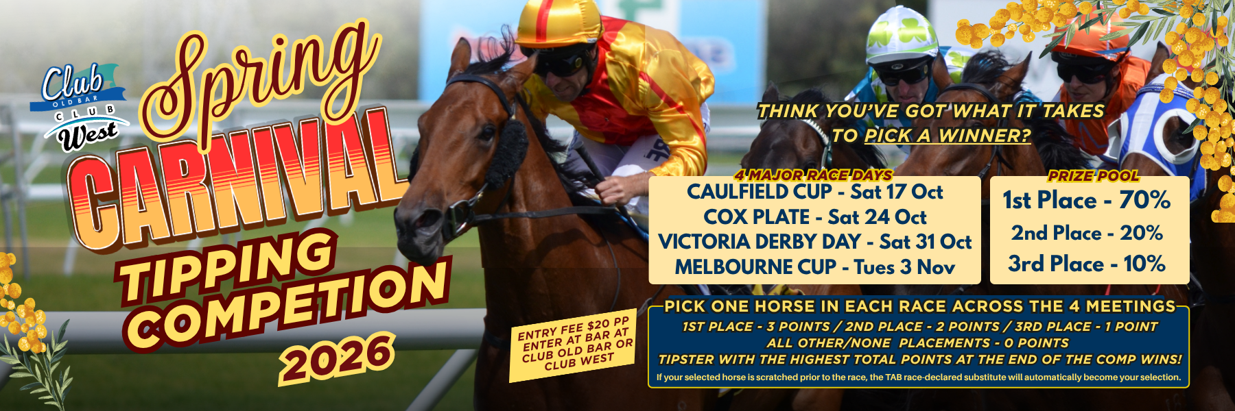 Spring Carnival Tipping Competition 2026