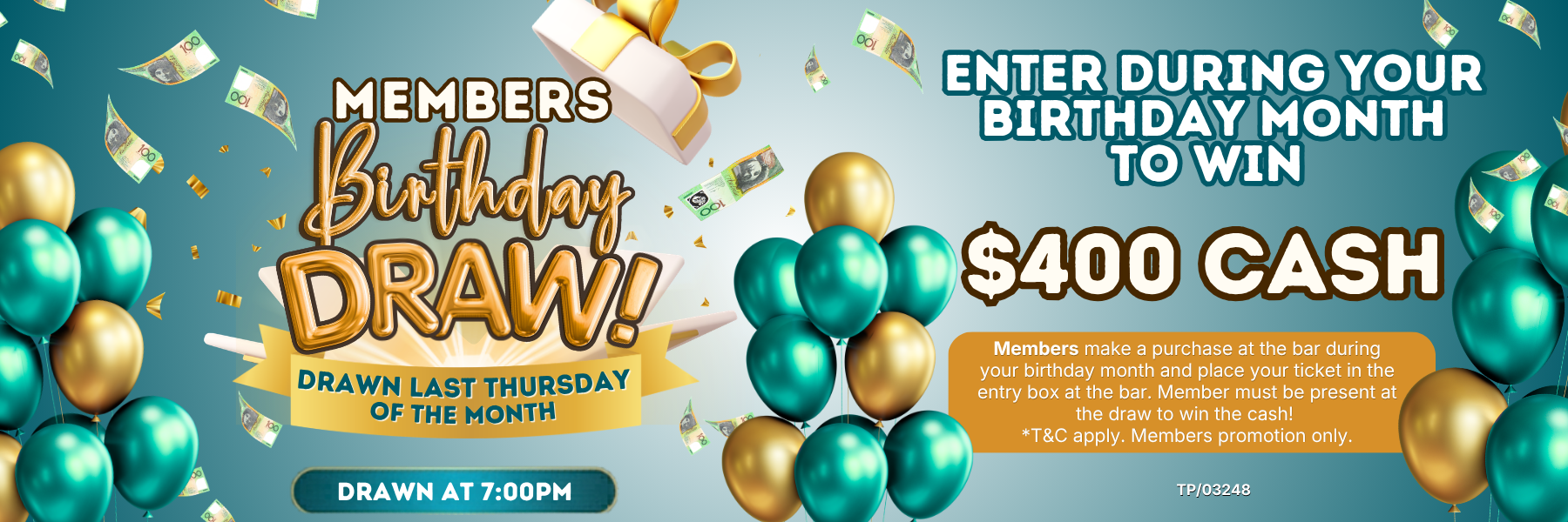 Weekly Raffles & Jackpots — Club West