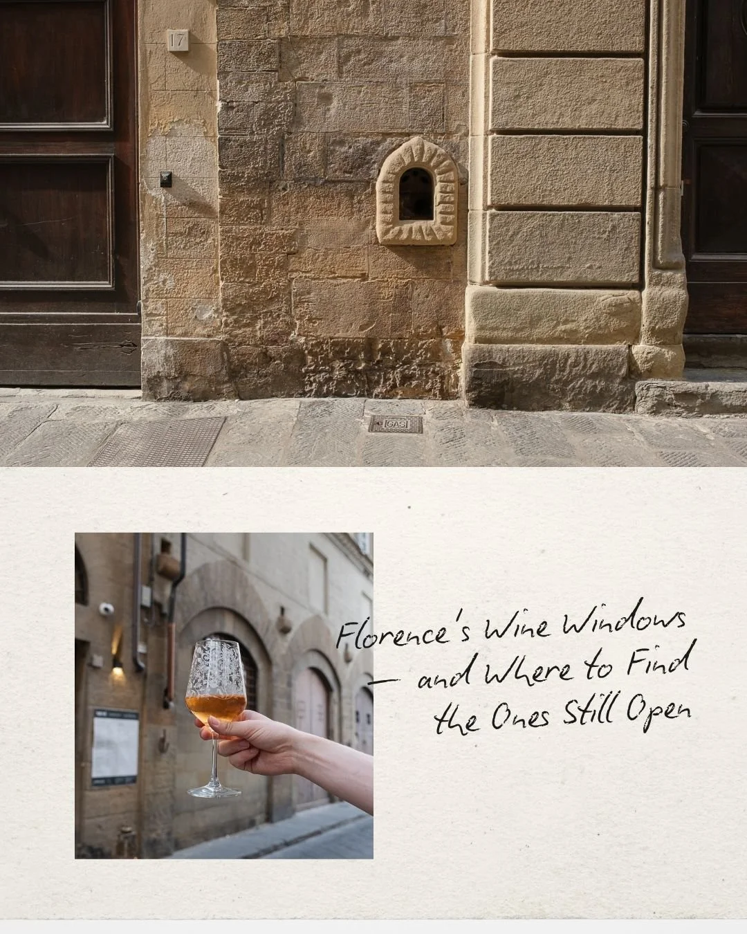 Florence's Wine Windows — and Where to Find the Ones Still Open