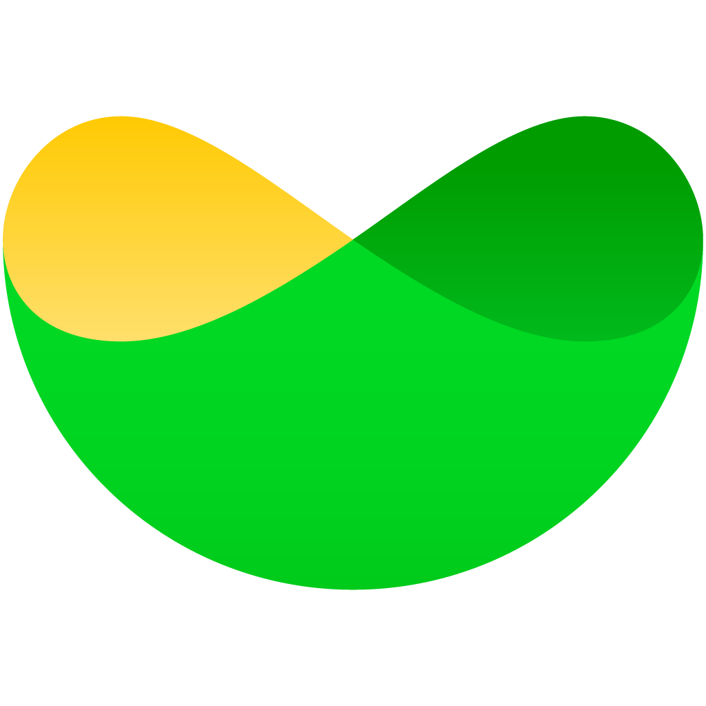Stripe Climate logo of green and yellow.