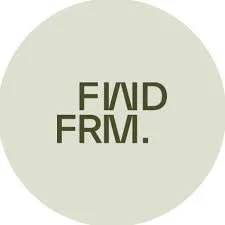 Text that says 'FIND FIRM.' on a light-colored circular background.