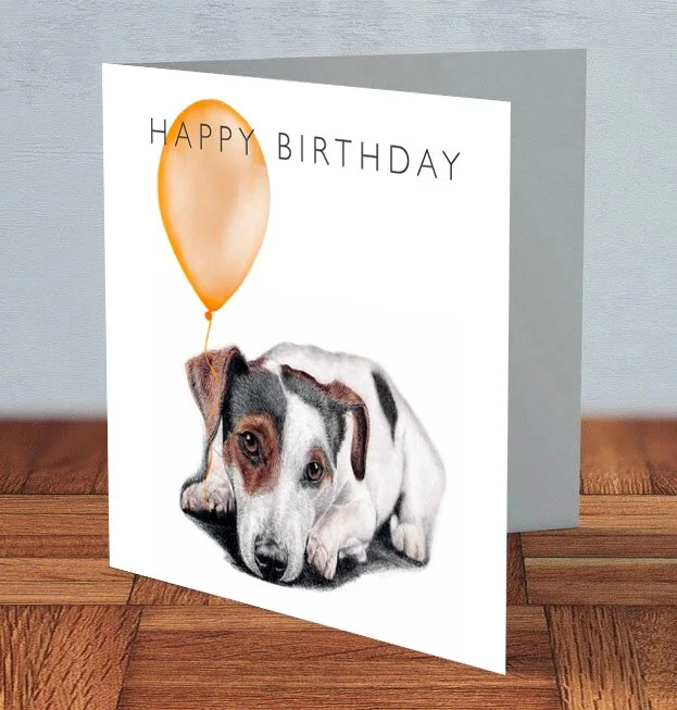Jack Russell - Birthday card