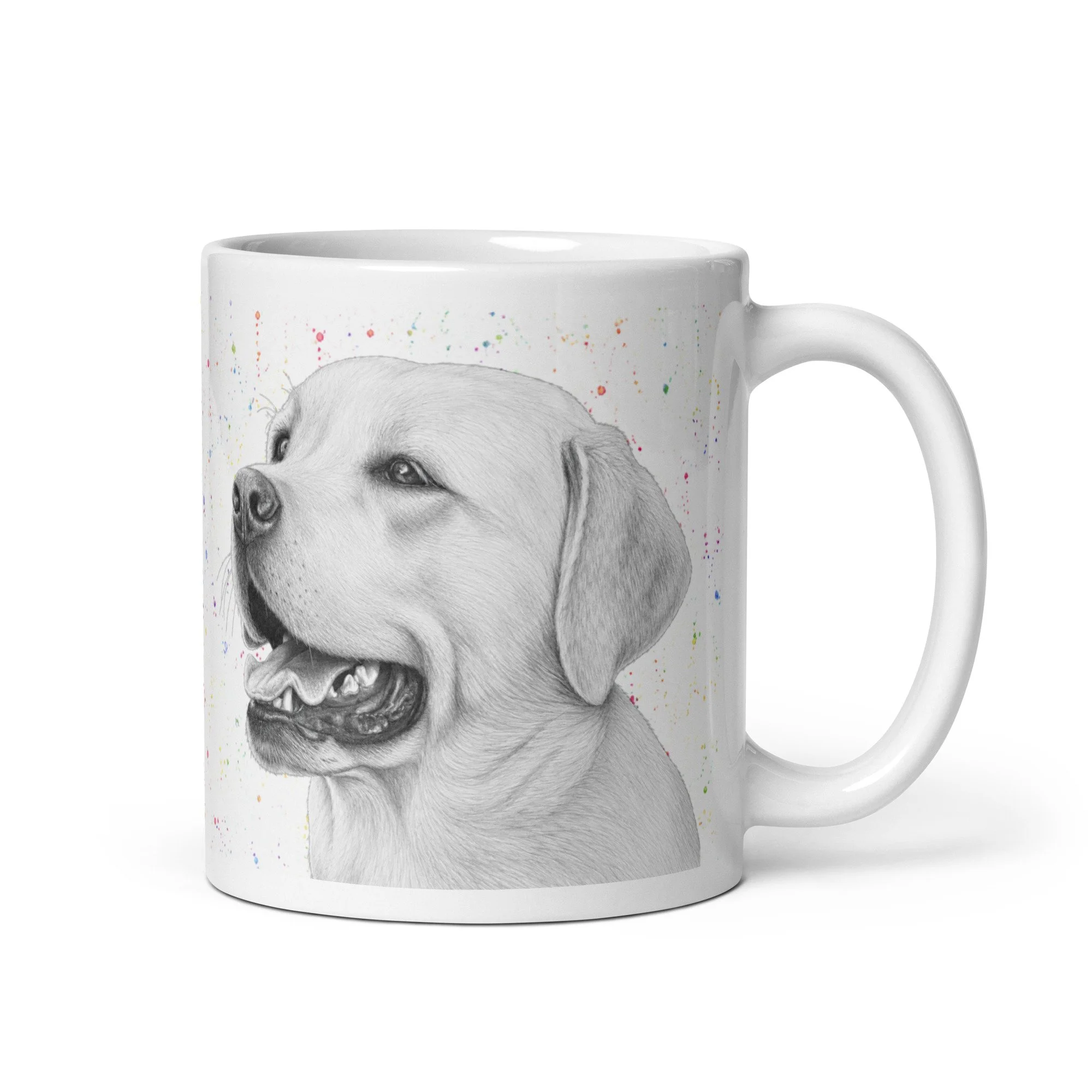 Labrador Mug – Colour Fleck Design | 11oz Ceramic Mug