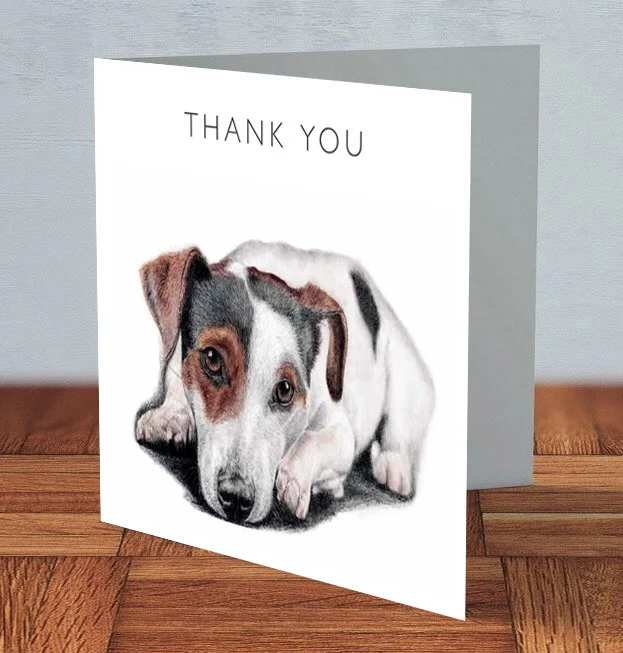 Jack Russell - Thank you card