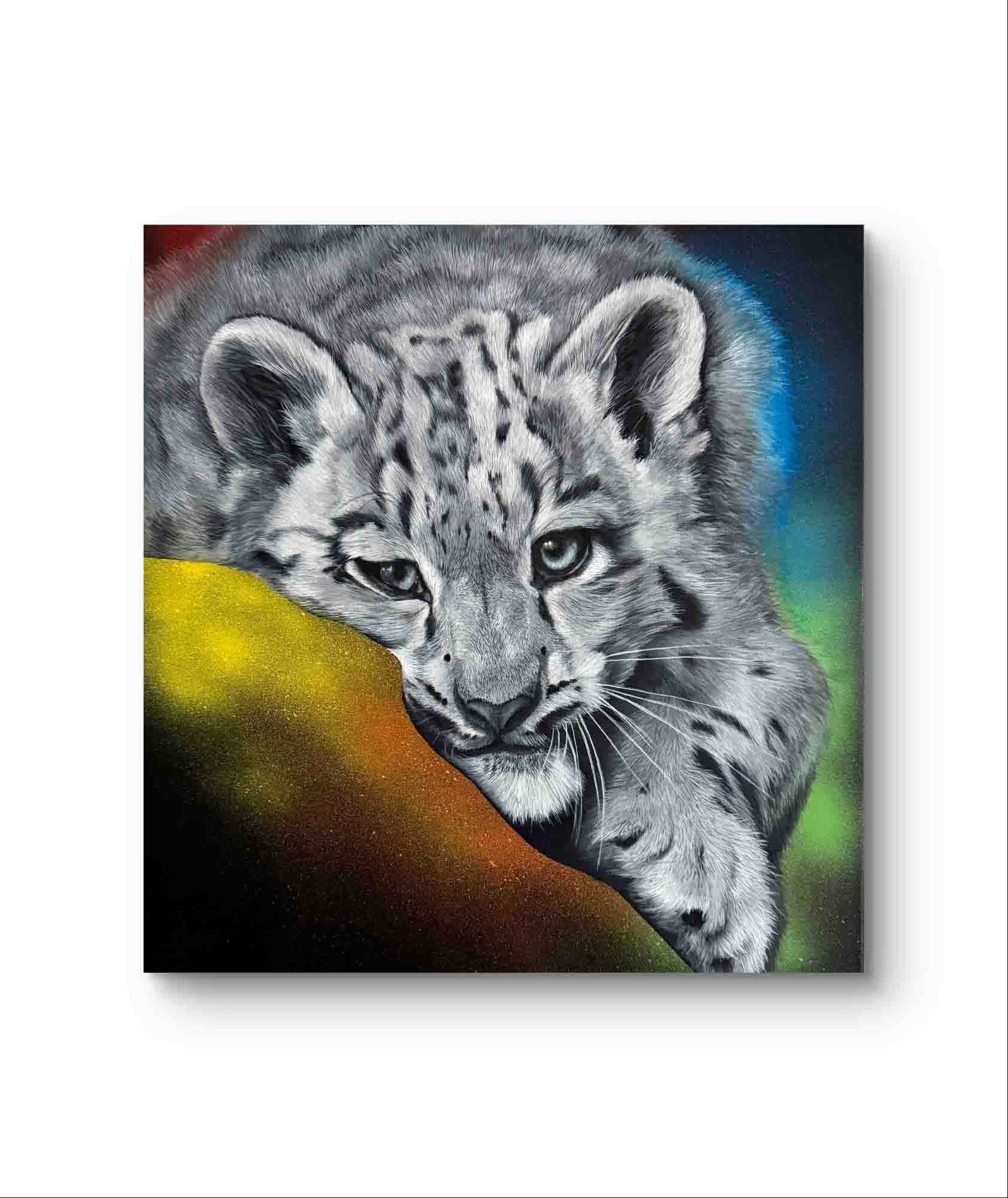 Snow Leoparg painting print unframed.jpg