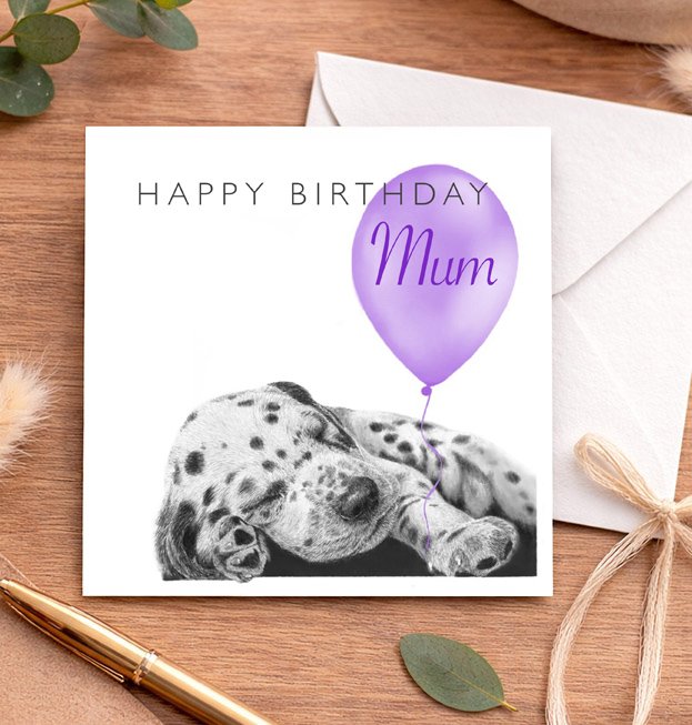 Dalmatian - Mum Birthday card