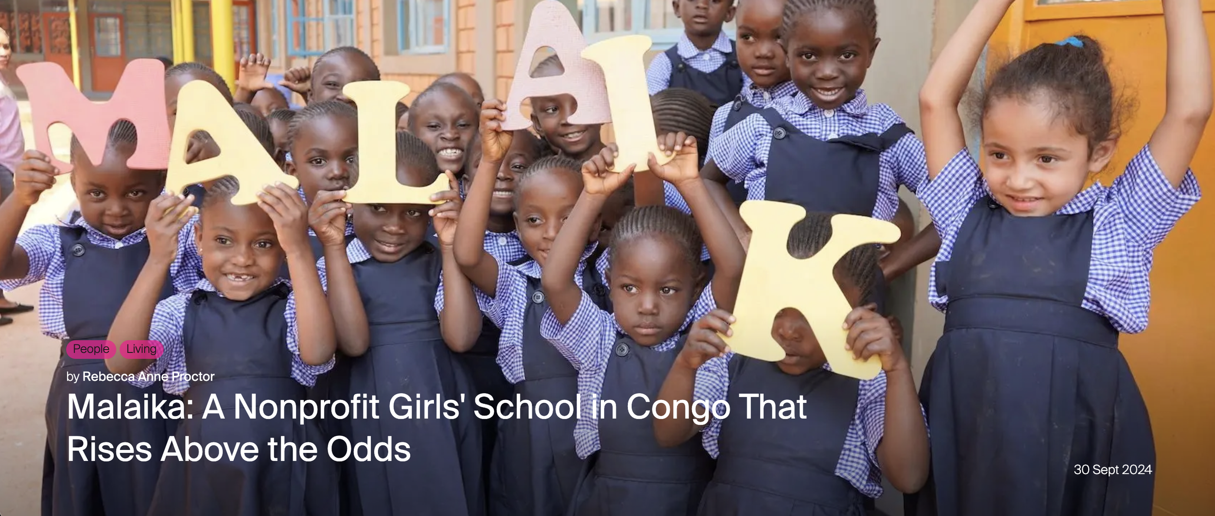 Sandy Times | Malaika: A Nonprofit Girls' School in Congo That Rises Above the Odds