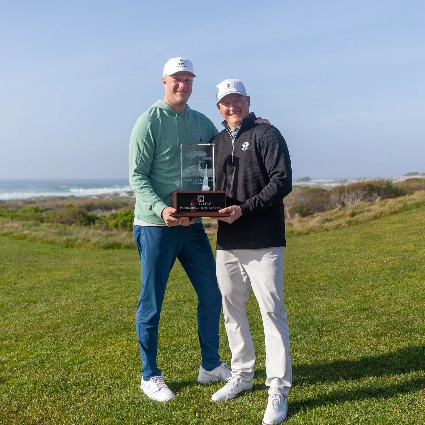 Hard to believe that this time last week, we were announcing our champs for the 2025 Trinity Golf Trips Pebble Beach Invitational! Congratulations to Casey McMasters &amp; Joshua Shoop on bringing home the trophy 🏆 Winners not only get bragging righ