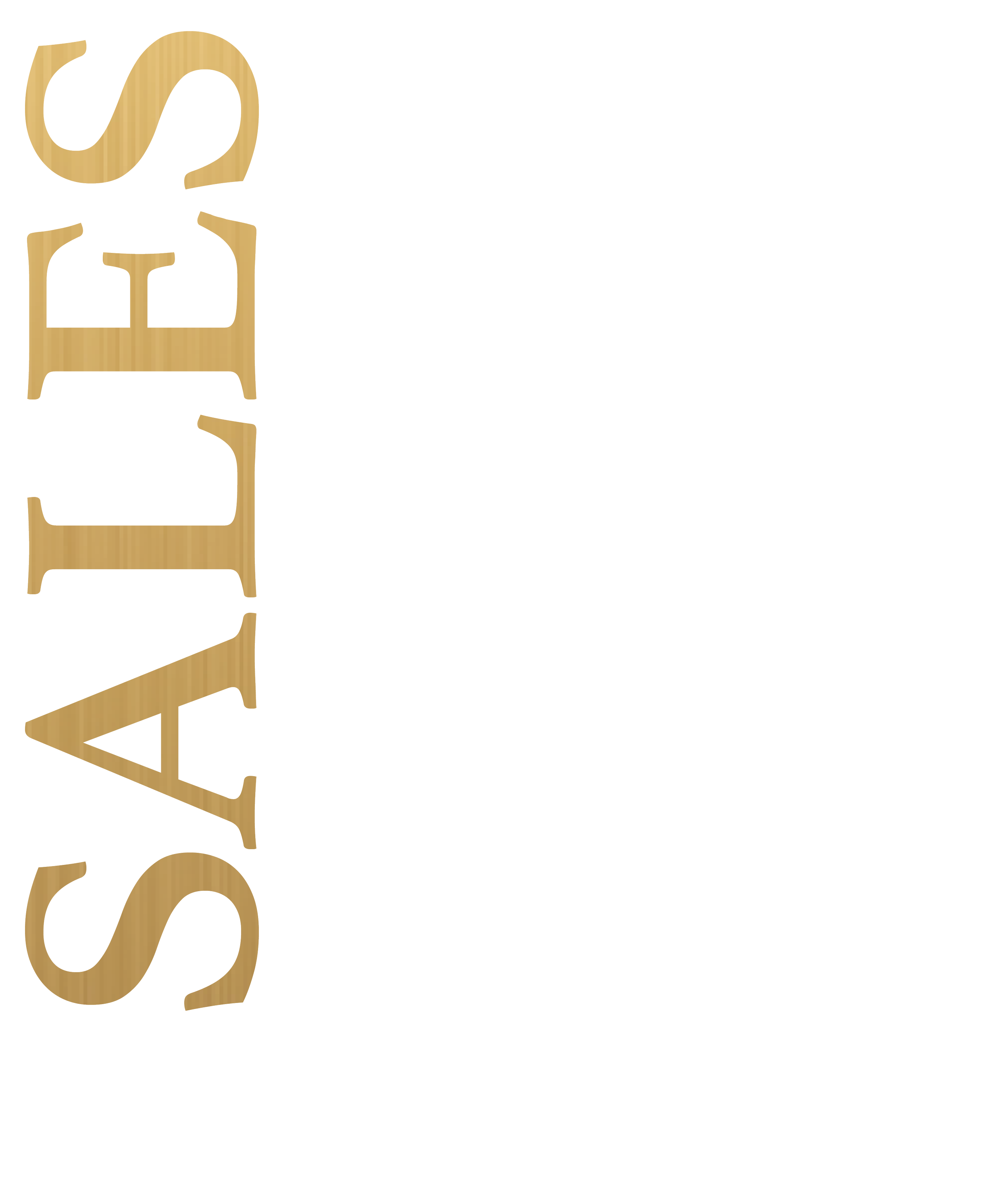 The logo for Slack, featuring a gold and white icon resembling two interlocking shapes, with the text 'SLACK FOR TEAMS' in white and gold letters.