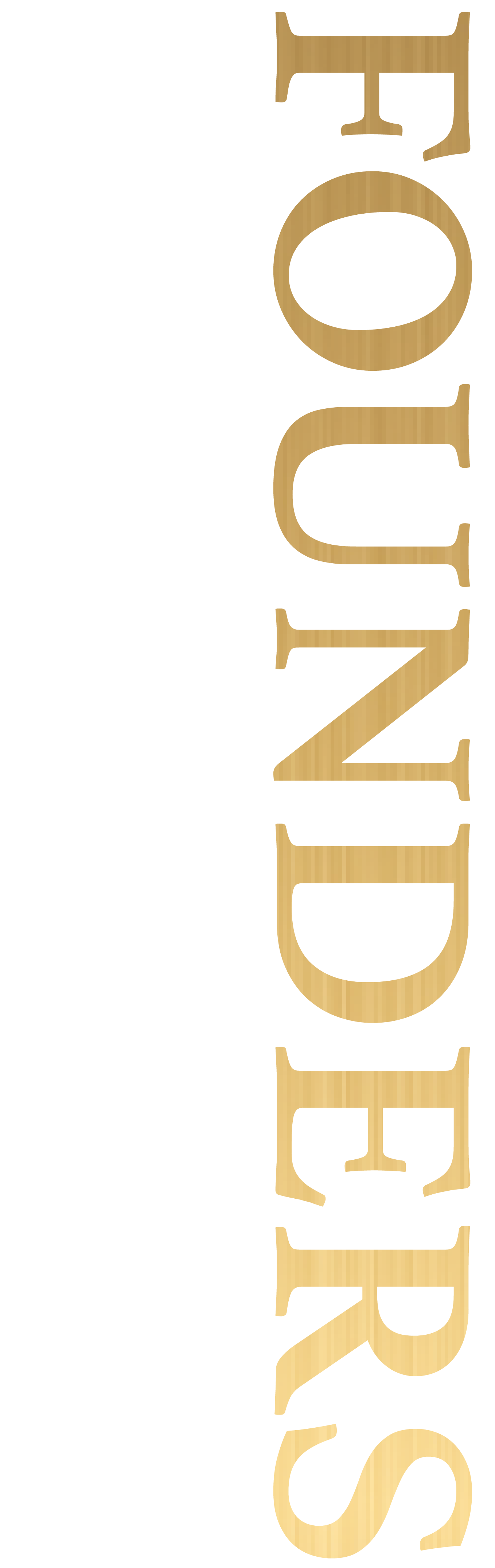 Text reads 'For Founders' in gold lettering