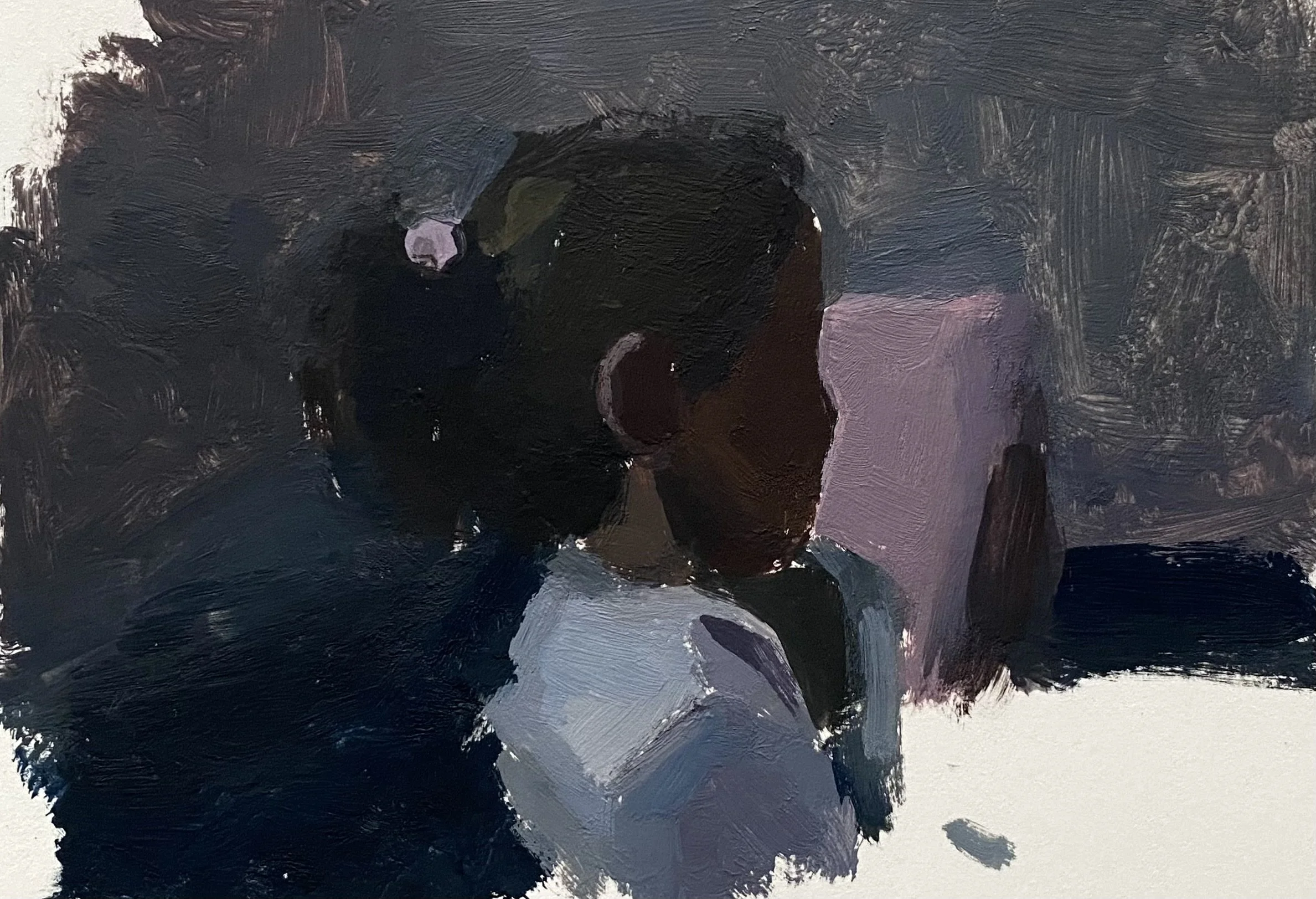 In the afternoon Elena Burcio gouache painting 2026.jpeg