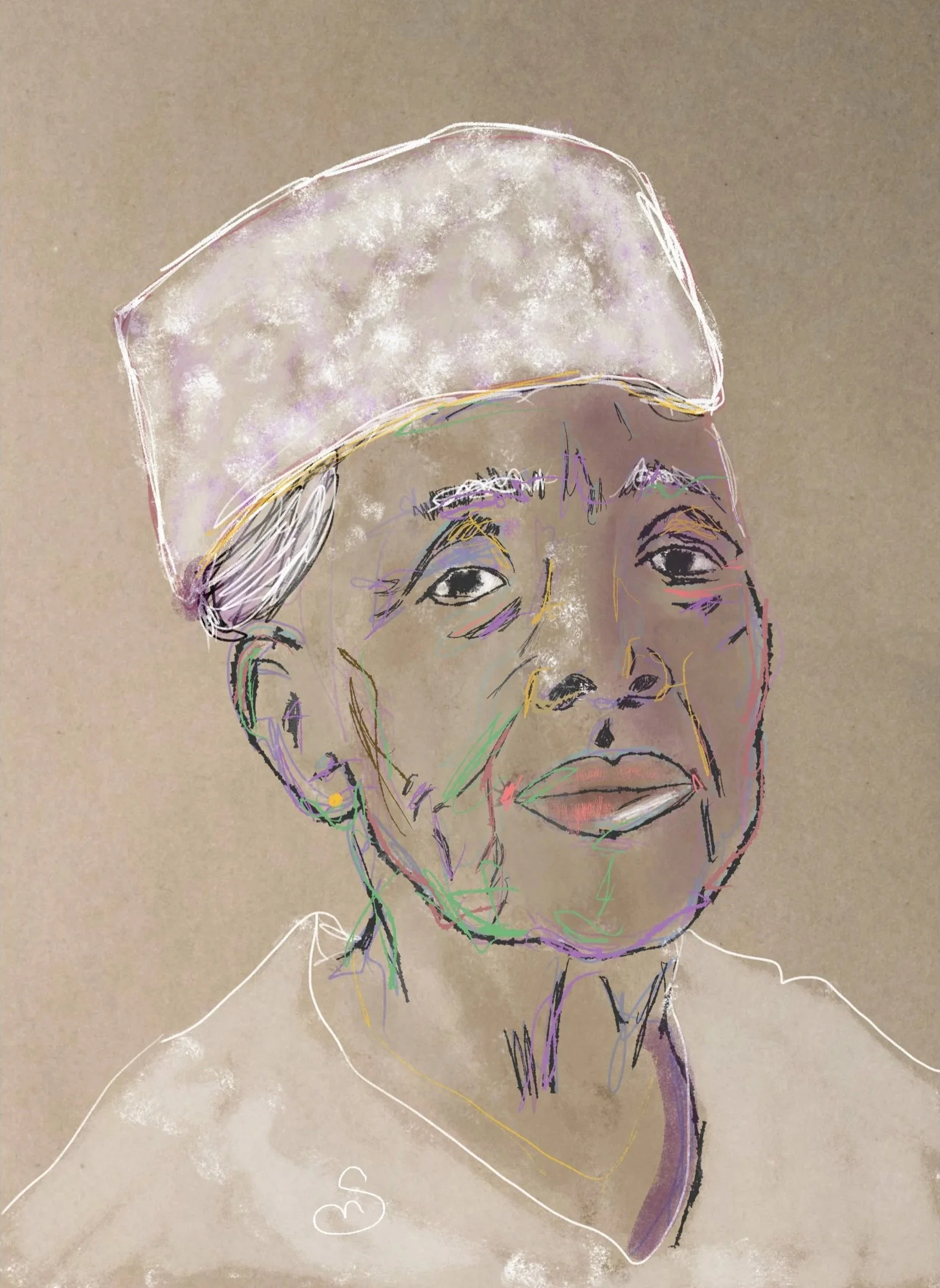 Ella Baker
American civil rights activist
Digital Sketch