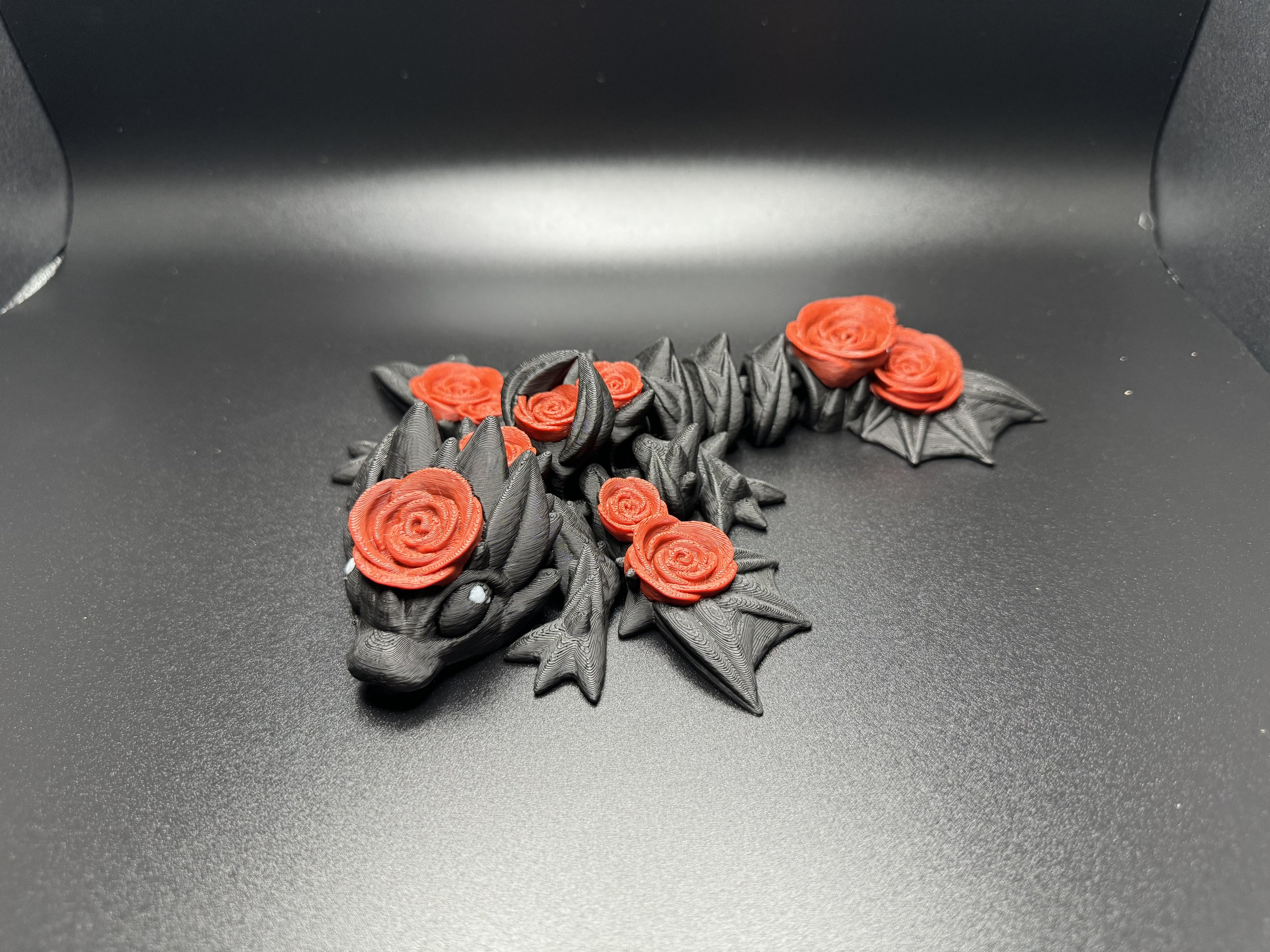 Cute Rose Articulated Dragon