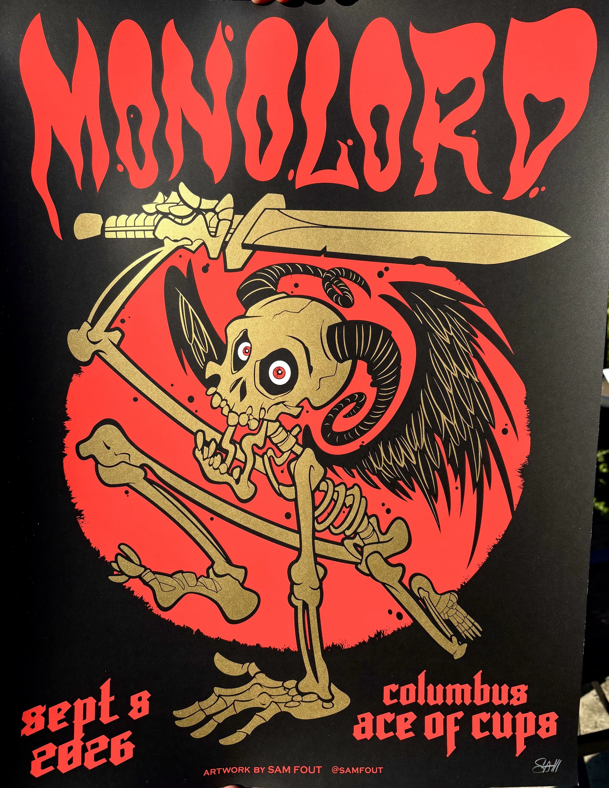 Monolord Poster for Columbus