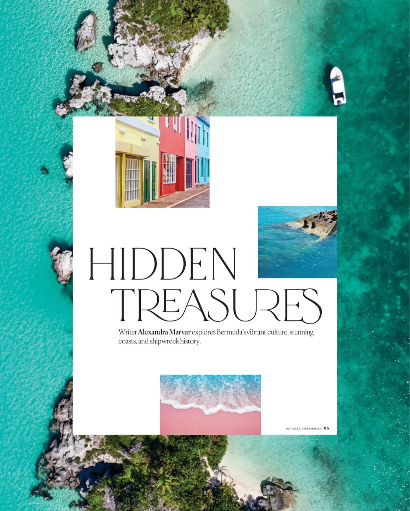 Bermuda on your mind? 🇧🇲 Discover the island&rsquo;s vibrant culture, stunning coasts, and shipwreck history in the latest Ultimate Experiences! 

Editorial | Hidden Treasures &bull; Featured in Ultimate Experiences by @signaturetravelnetwork Augus