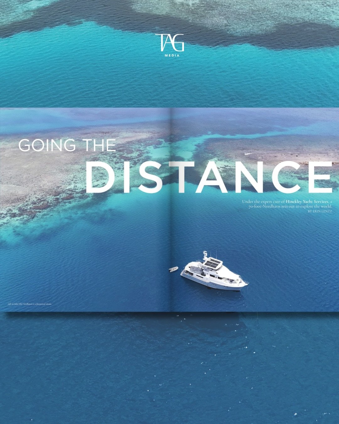 We are dreaming of the sea, and no one lives the life aquatic better than John Ellis, owner of @ridingmvdragon - a 70-foot Nordhavn.🛥️ 

TAG Founder @erinlentztag interviewed him recently for our client @hinckleyyachts as he circumnavigates the glob