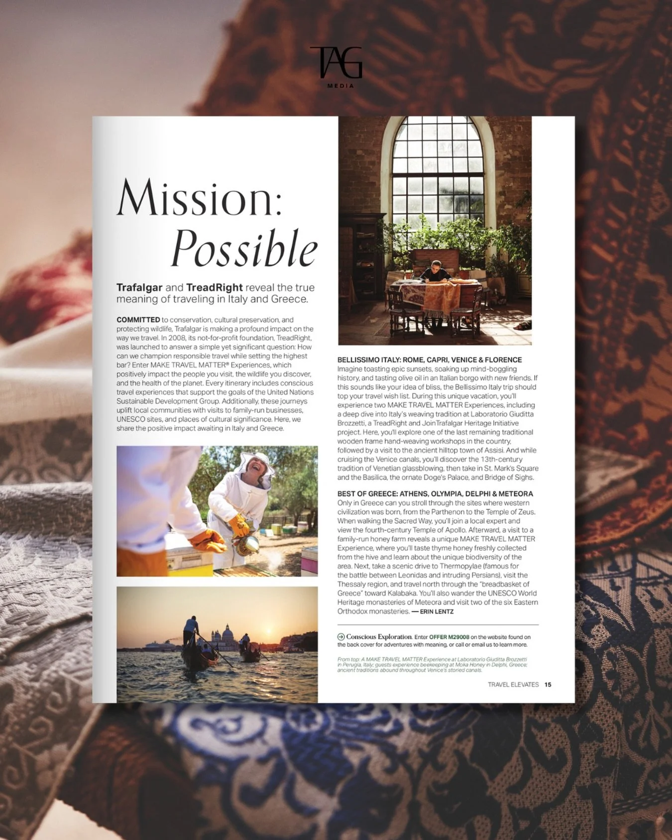 Looking to experience the true meaning of travel in Italy and Greece? @trafalgartravel and @treadright makes that mission possible! 

Link in bio to get artisan inspiration for your next trip! ✈️ 

#travelelevates #signaturetravelnetwork #sustainable
