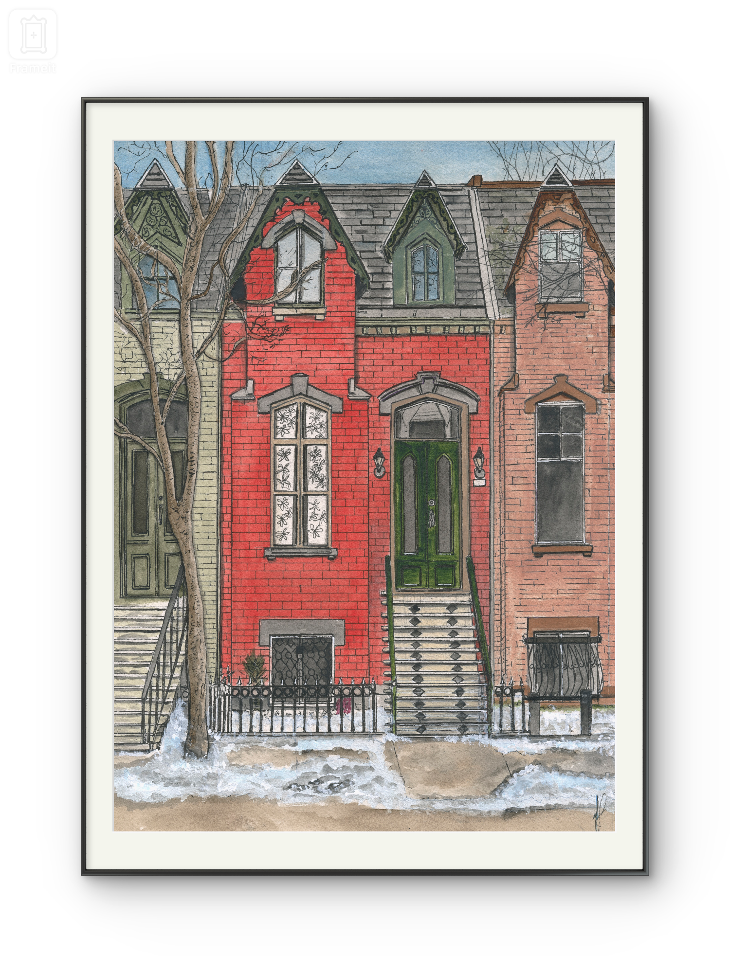 Street Stories
Watercolour and ink
14" x 10"
$350
Print | $75
