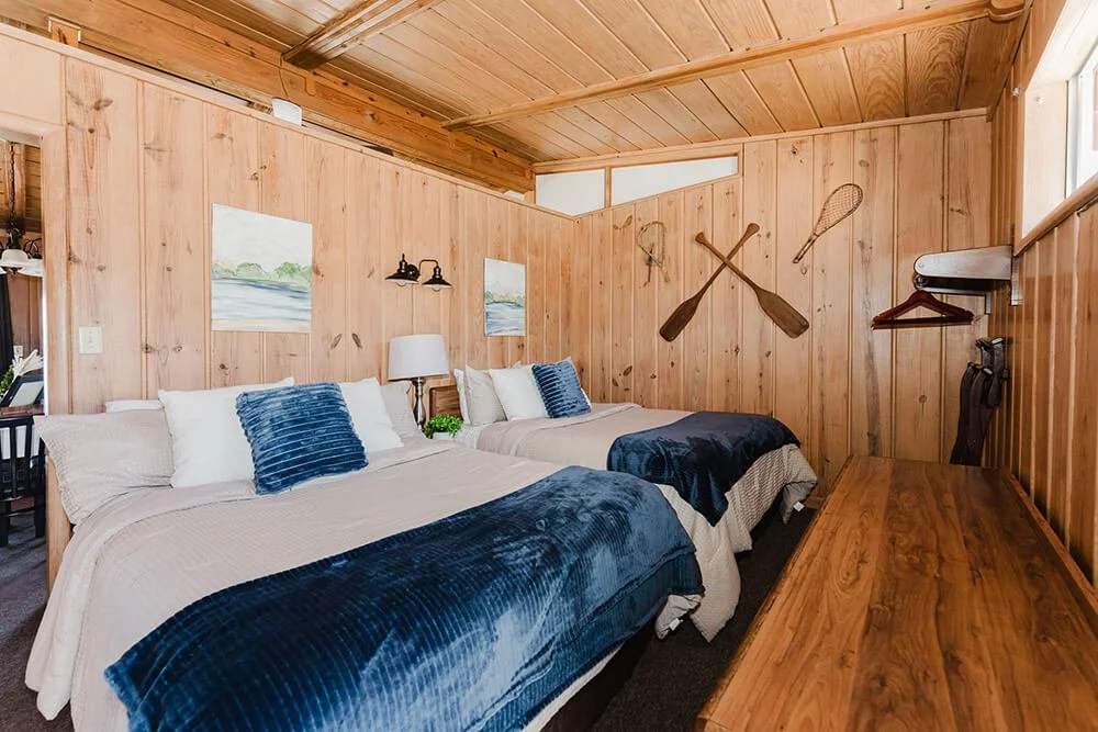 king cabin bedroom Happy Hollow Resort, Branson, MO