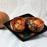 Maple and Goat Cheese Roasted Squash