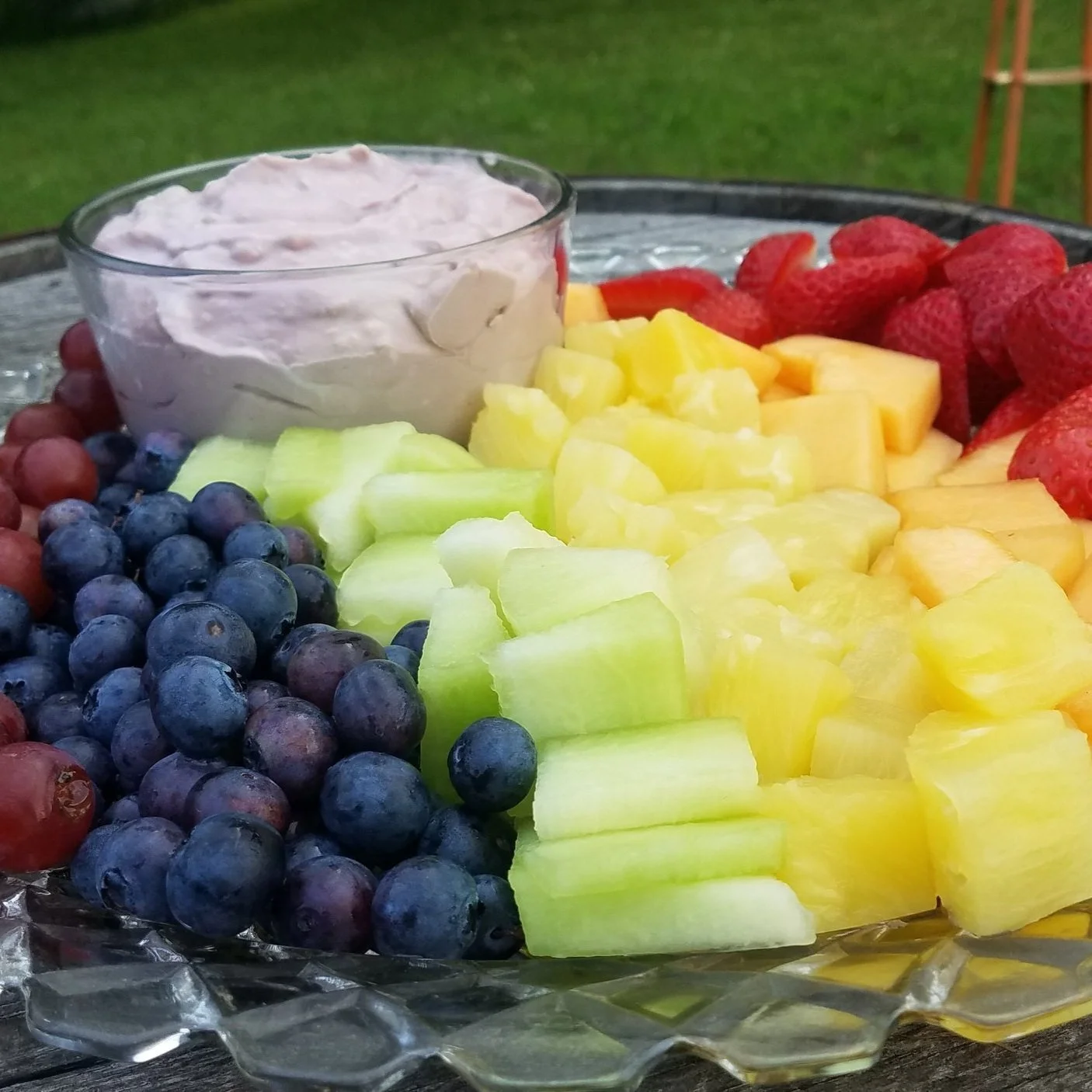 Fruit Rainbow + Elderberry Maple Pride Dip