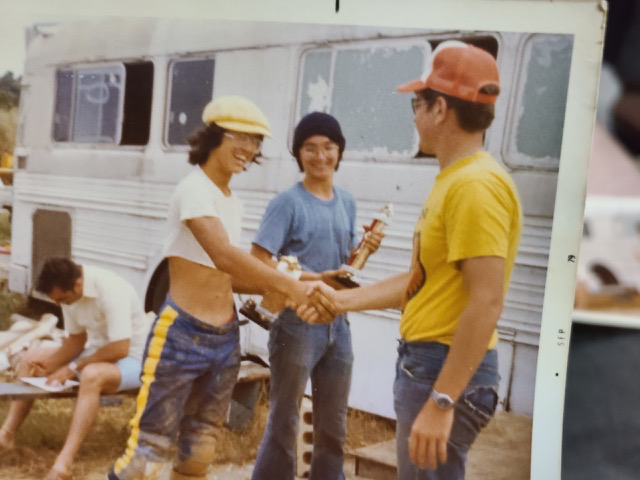 John presenting Joe Pallone &amp; Kevin B with an award 