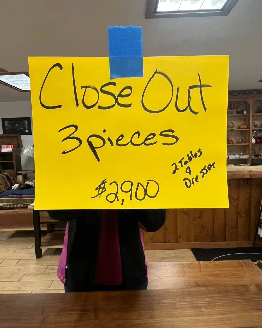 !!Close out price of $2900!!

I am closing out on a six-drawer dresser and matching nightstands manufactured by Hilltop Hickory, an Amish company. The dresser measures 62 inches wide and comes with a mirror. It features a maple live edge design.  If 