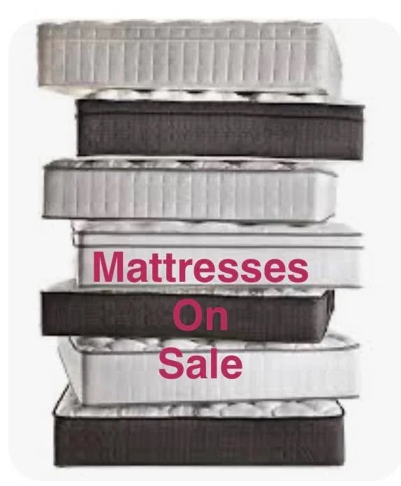 Mattress Sale
Firm if you like to sleep on your mattress.  Soft if you like to sleep in your mattress and medium feel are available. 
Twin, full, queen and kings