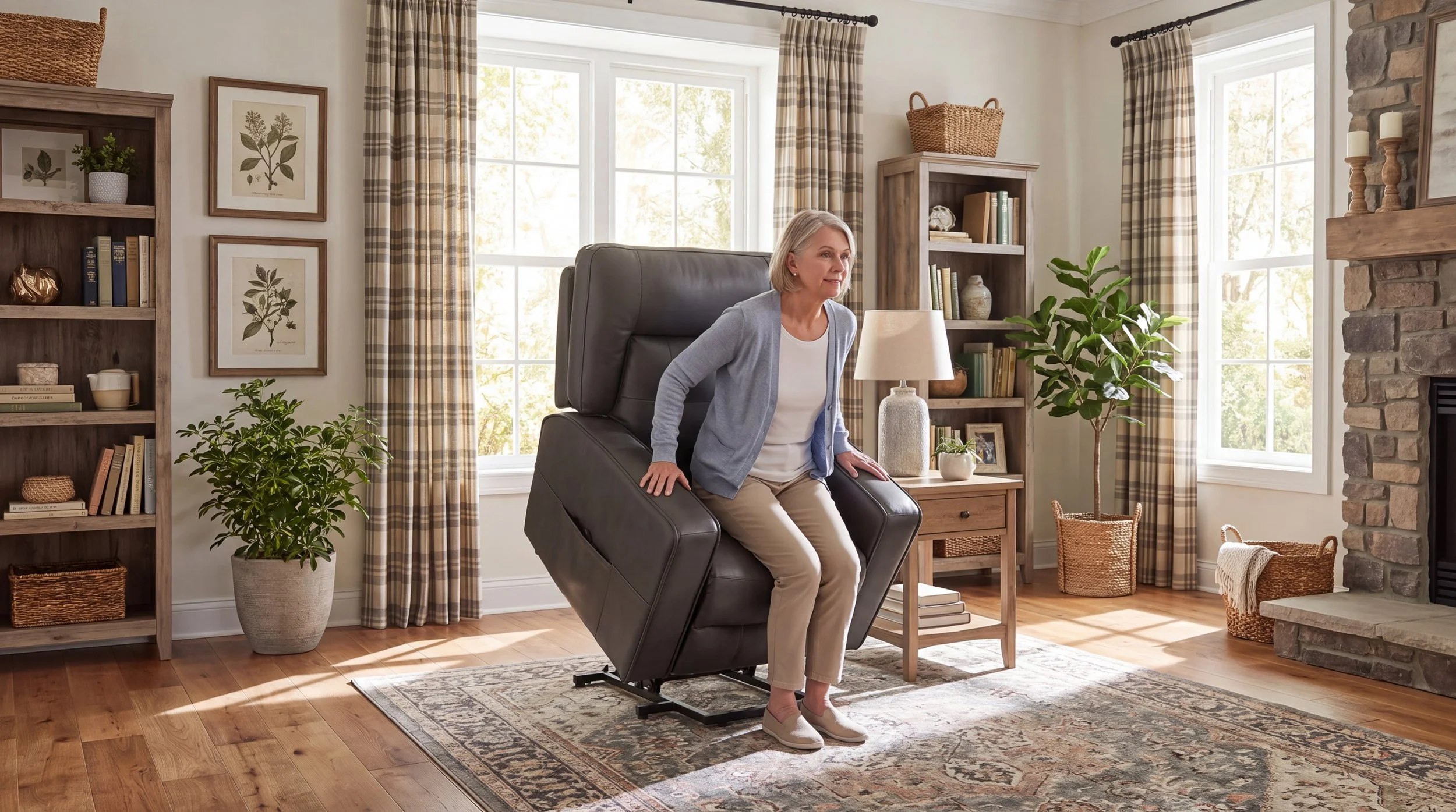 Theron Dual Power Lift Recliner