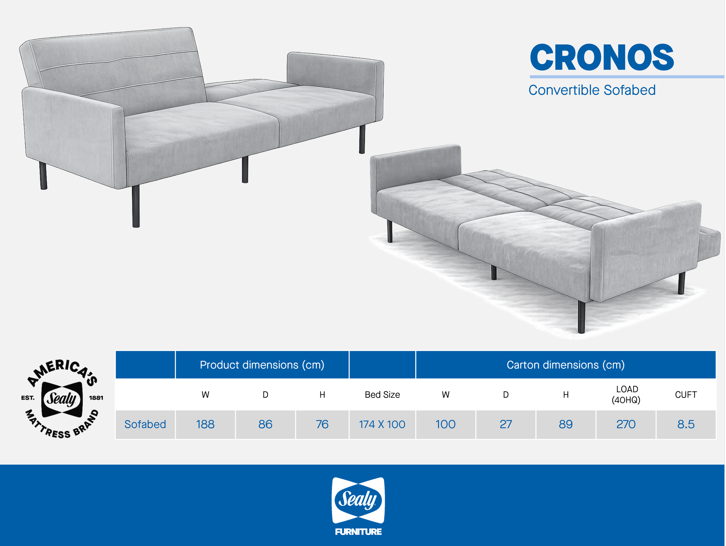 Sealy Cronos Sofabed Convertible technical line drawing.png