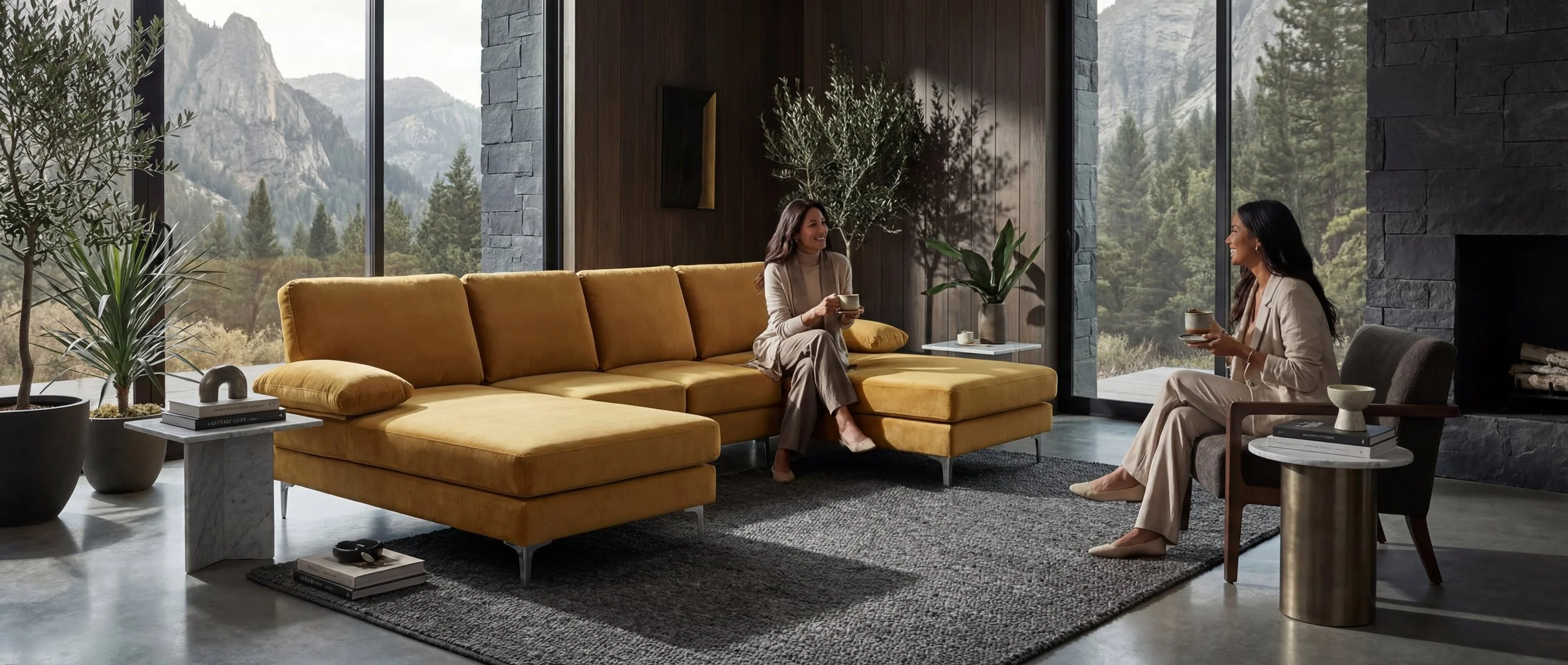 Erebus Sofa with Chaise
