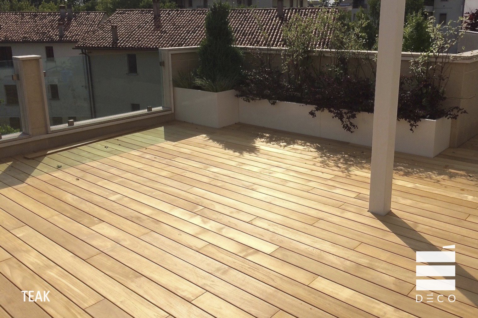 rivestimento esterno in teak