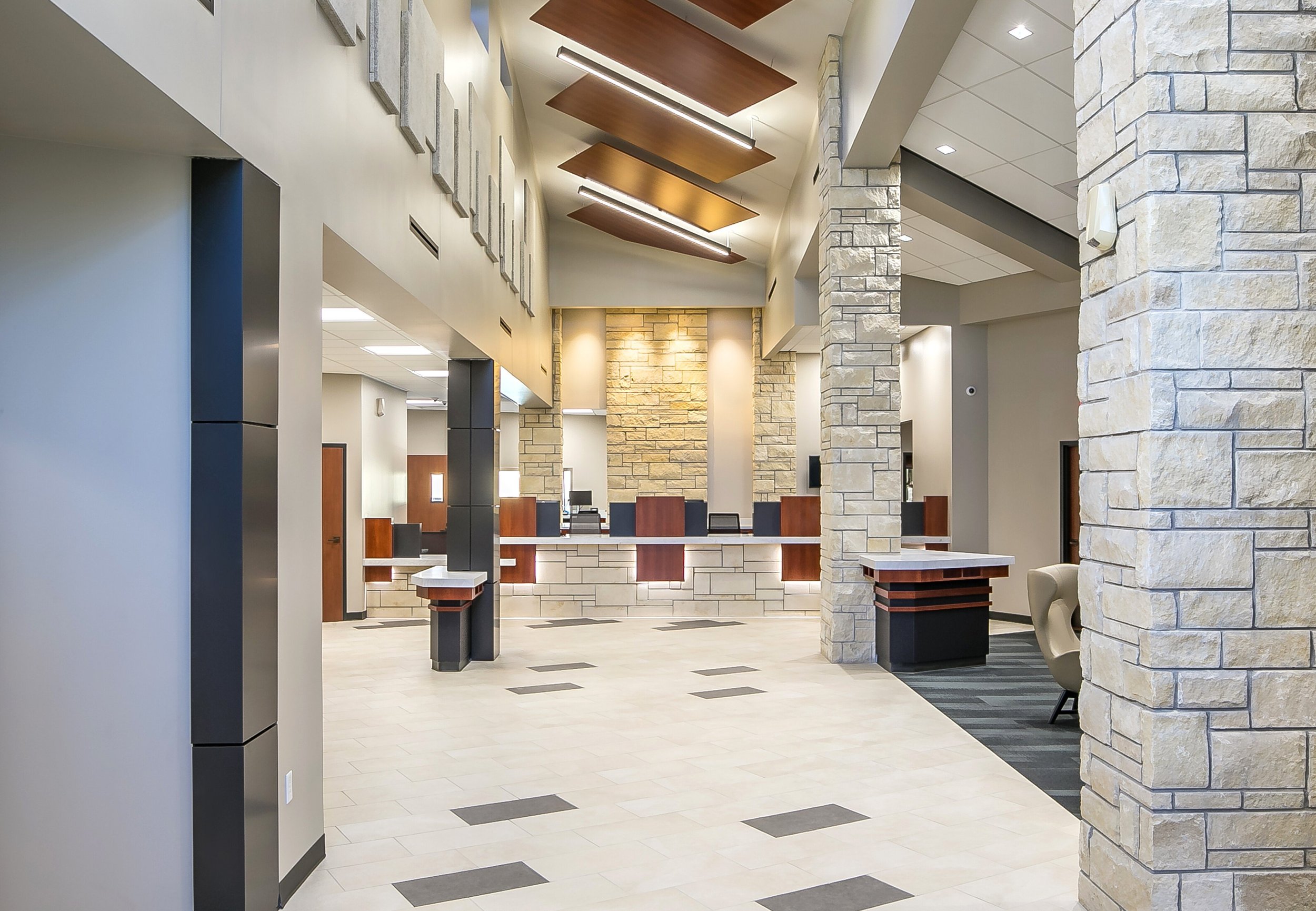 lobby-limestone-wood-panhandle-federal-credit-union-winfield